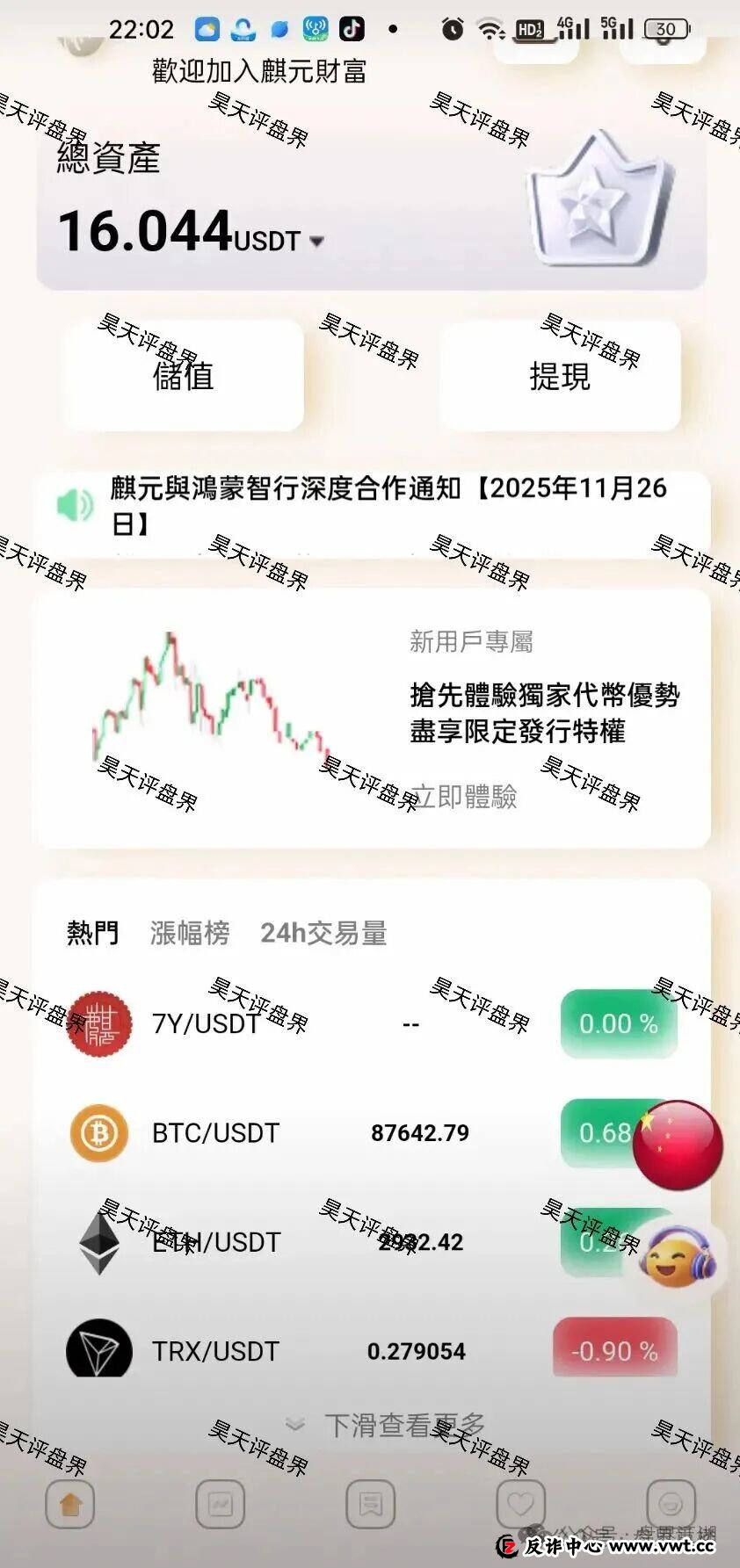 麒元财富跟单类资金盘骗局，多次单割会员，崩盘在即！