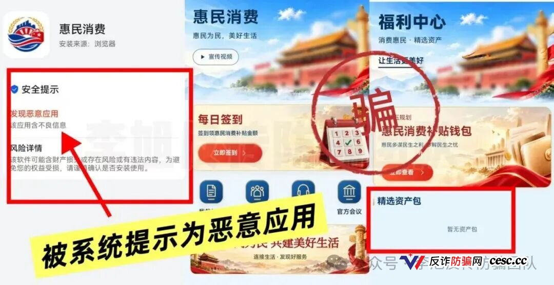 “惠民消费”APP画皮撕开:下载即被系统拦截的恶意应用,拿几毛钱签到红包做饵,空的“资产包”正等你拿真金白银来填(1) “惠民消费”APP画皮撕开:下载即被系统拦截的恶意应用,拿几毛钱签到红包做饵,空的“资产包”正等你拿真金白银来填(1)
